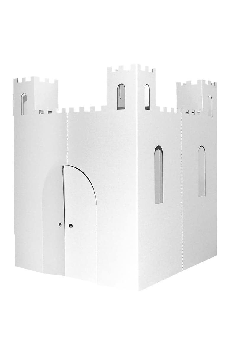 Easy Playhouse Blank Cardboard Castle, Alternate, color, Multicolored