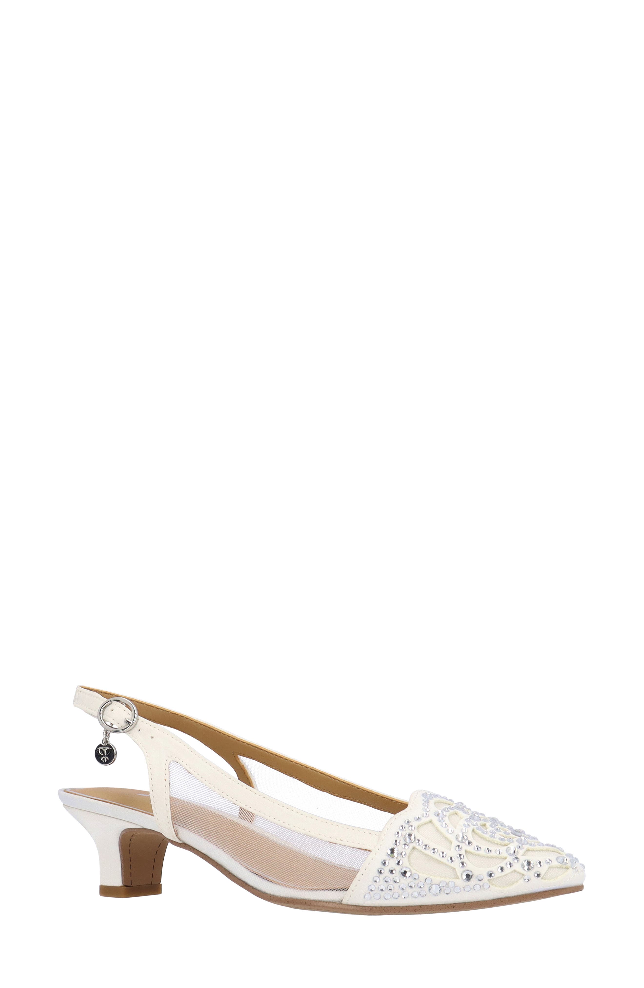 Elsinora Slingback Pump, Main, color, WHITE