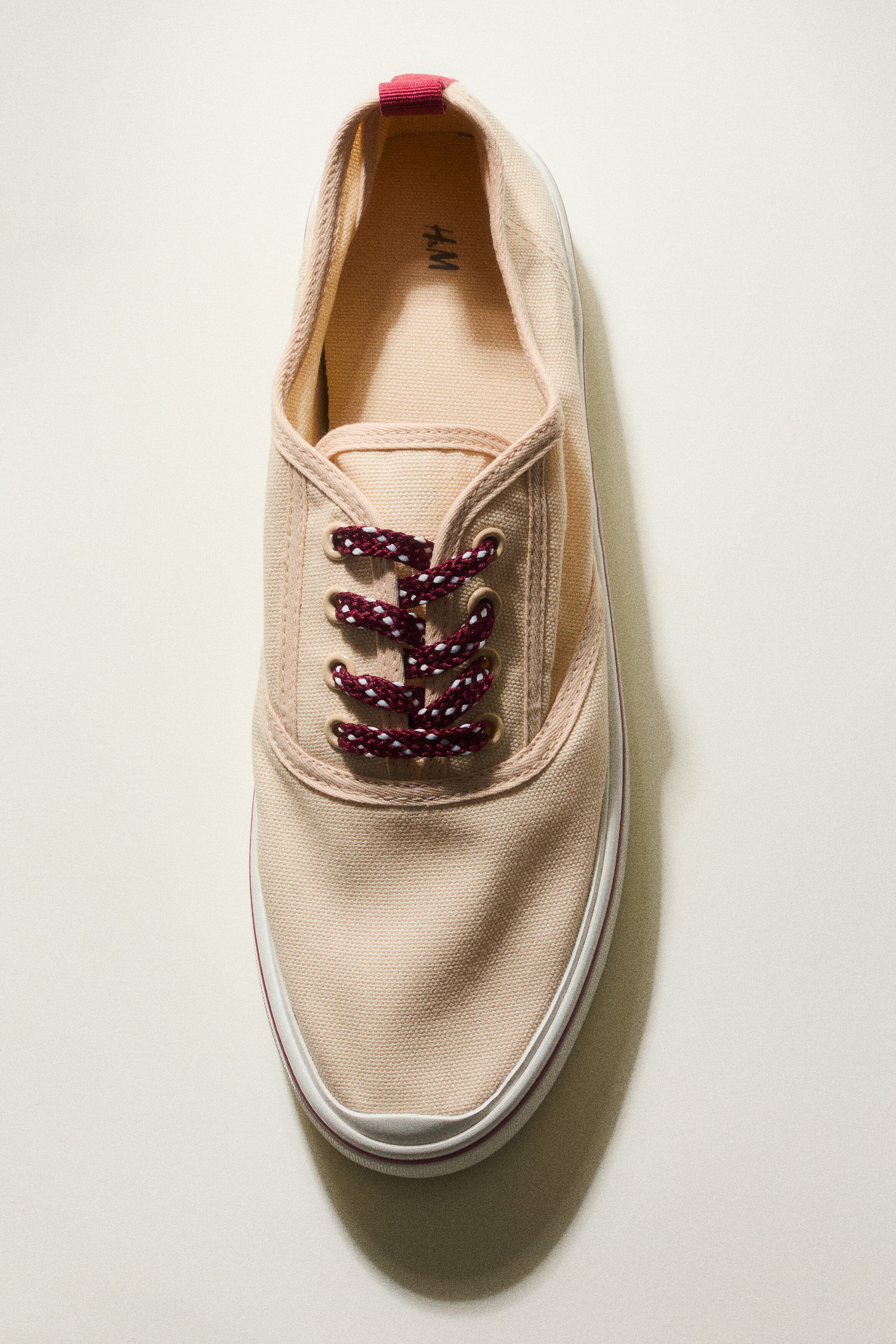 Cotton Canvas Trainers, Alternate, color, Cream