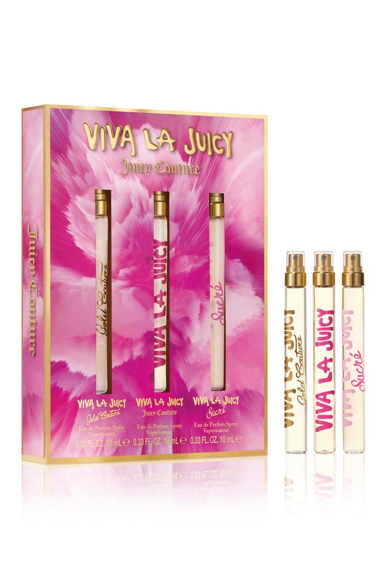 Viva La Juicy 3-Piece Travel Set $96 Value, Main, color, NO COLOR