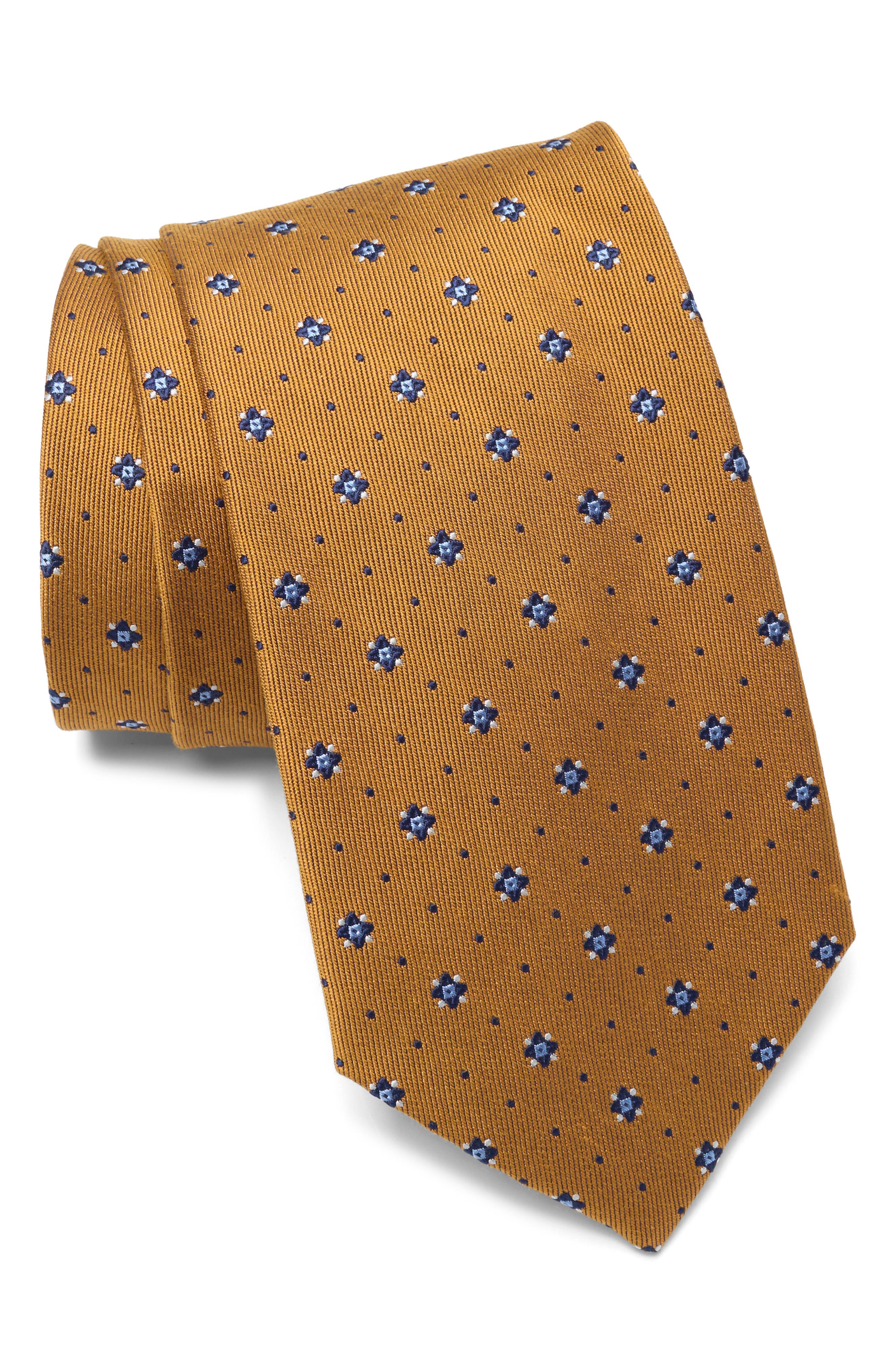 Dot Flower Neat Tie