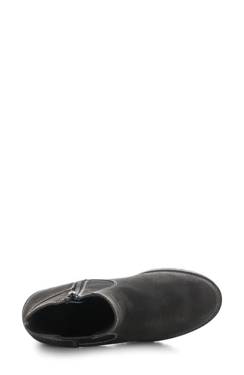 Bos. & Co. Mercy Waterproof Zip Bootie In Gray