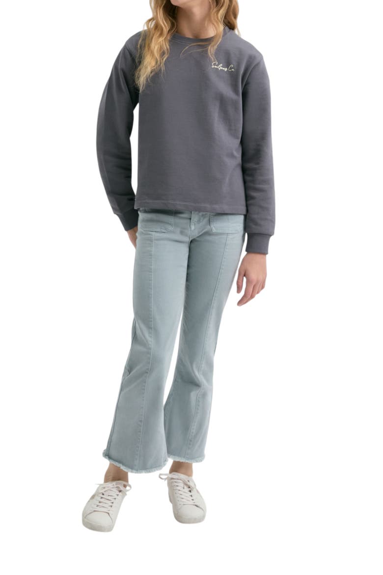 Kid's Flare Seams Pants, Alternate, color, Duck