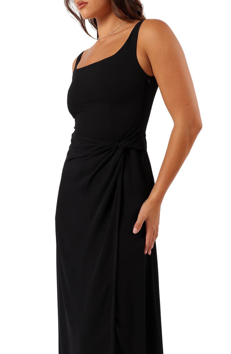 Nadea Wrap Front Sheath Dress