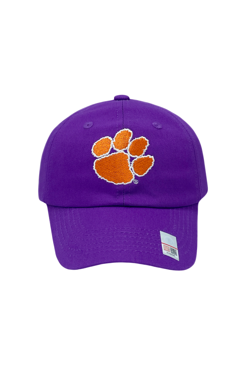 Clemson Tigers Baseball Hat, Main, color, Purple