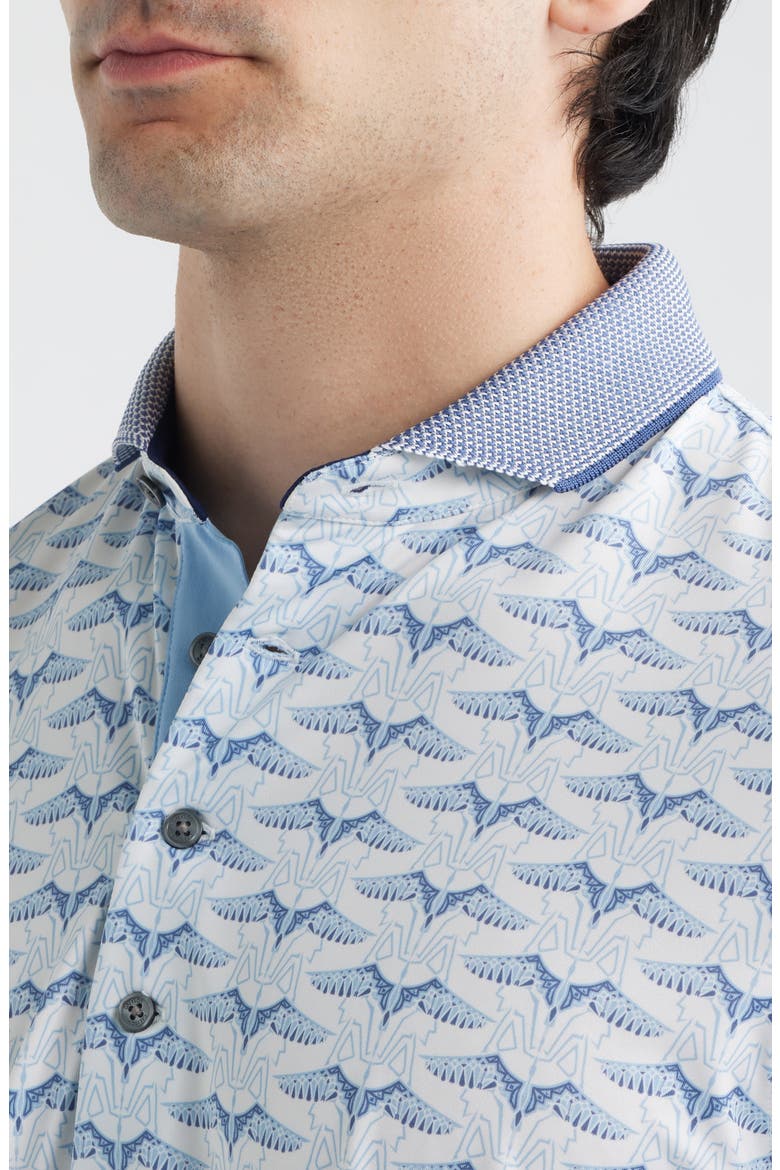 Silver Stilt Performance Polo, Alternate, color, ARCTIC