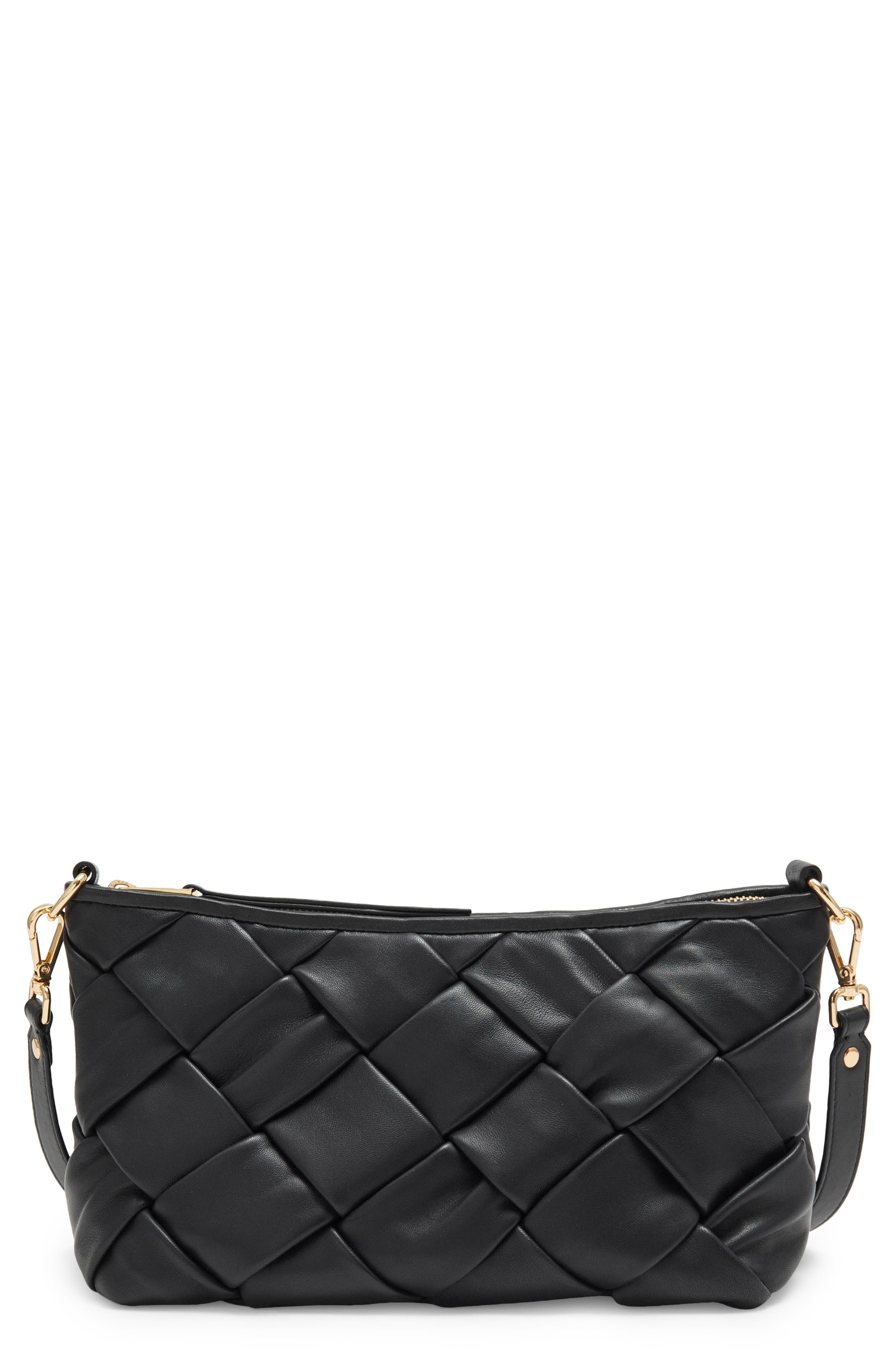 & Other Stories Small Woven Leather Bag, Main, color, 