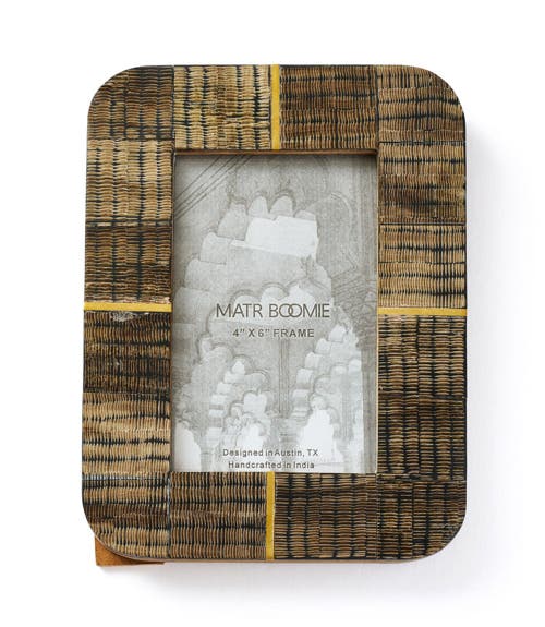 Matr Boomie Kerala 4x6 Picture Frame In Brown