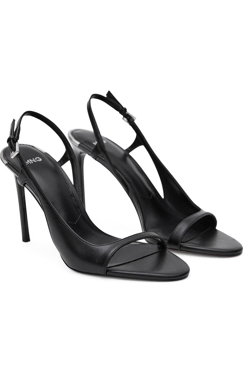 MANGO Asymmetric Ankle Strap Sandal, Main, color,