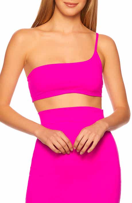 Susana Monaco One-Shoulder Crop Top
