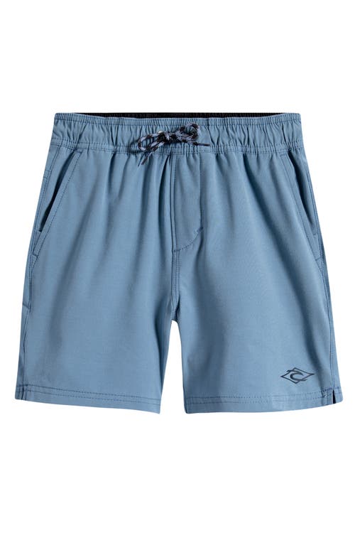 Rip Curl Kids' Boardwalk Phase Volley Swim Trunks In Blue