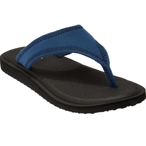 The Sylvia Soft Footbed Thong Slip On Sandal (Wide Widths Available)