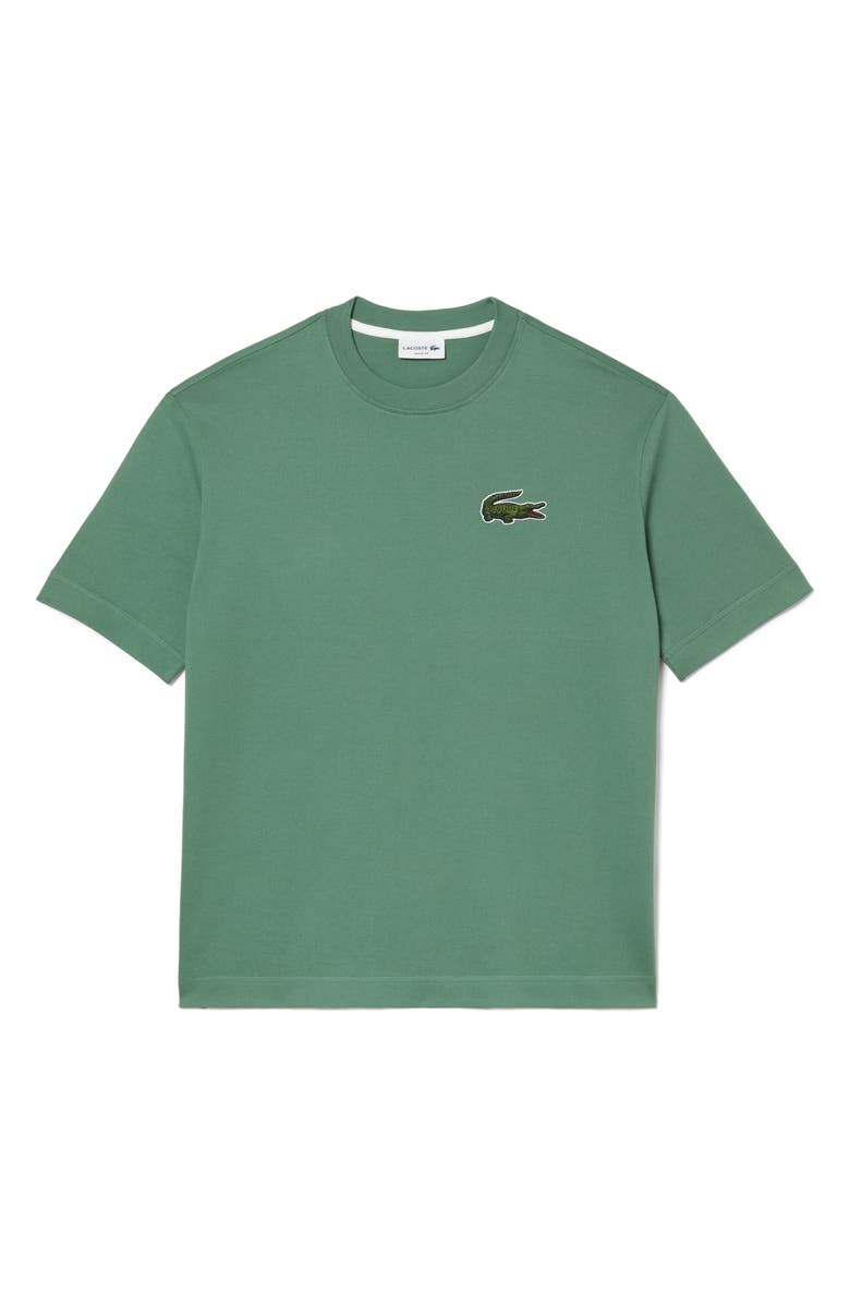 Lacoste Loose Fit Crocodile Badge T-Shirt, Main, color, 