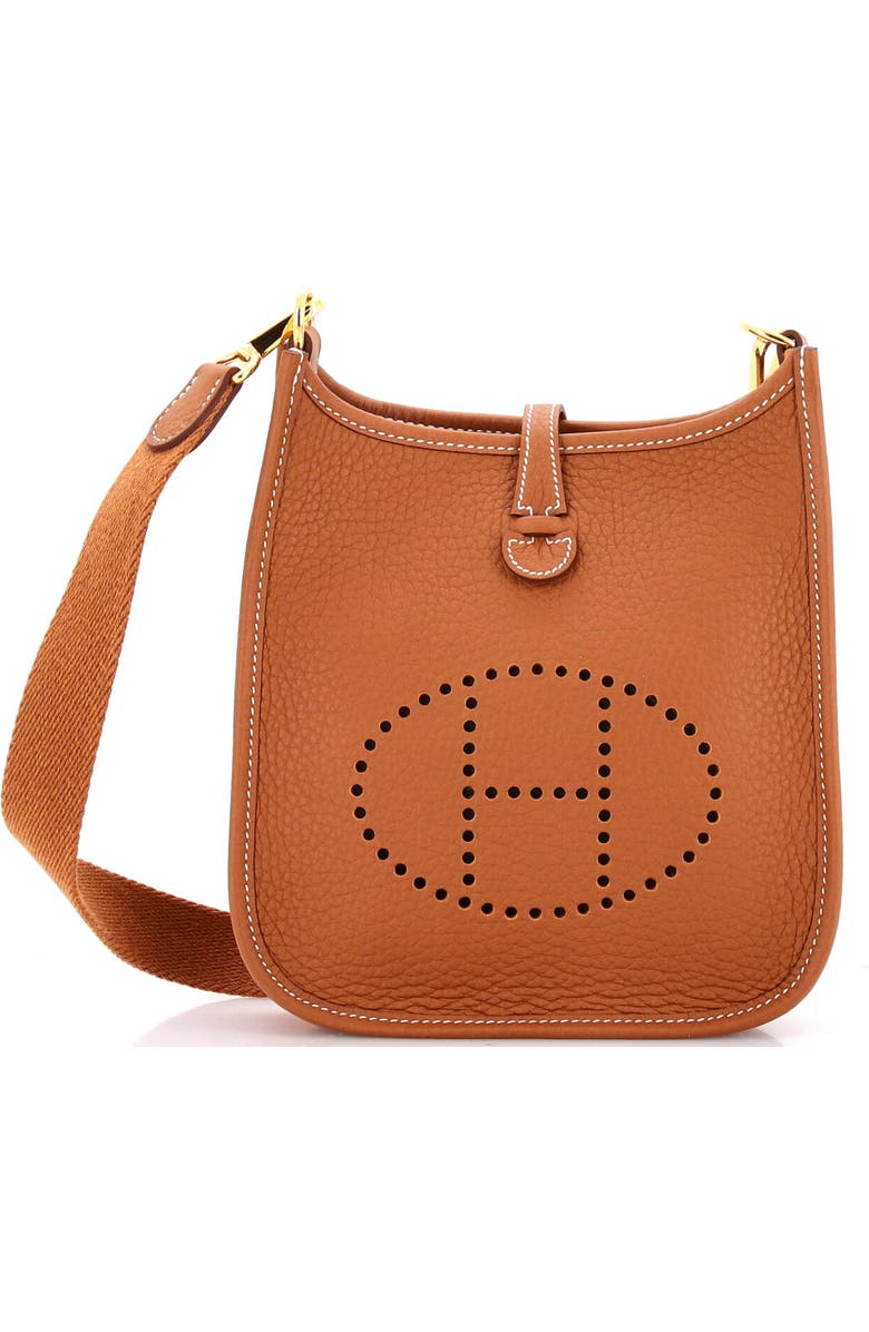 Pre-Owned Hermes Evelyne Bag Gen III Clemence TPM, Main, color, Gold