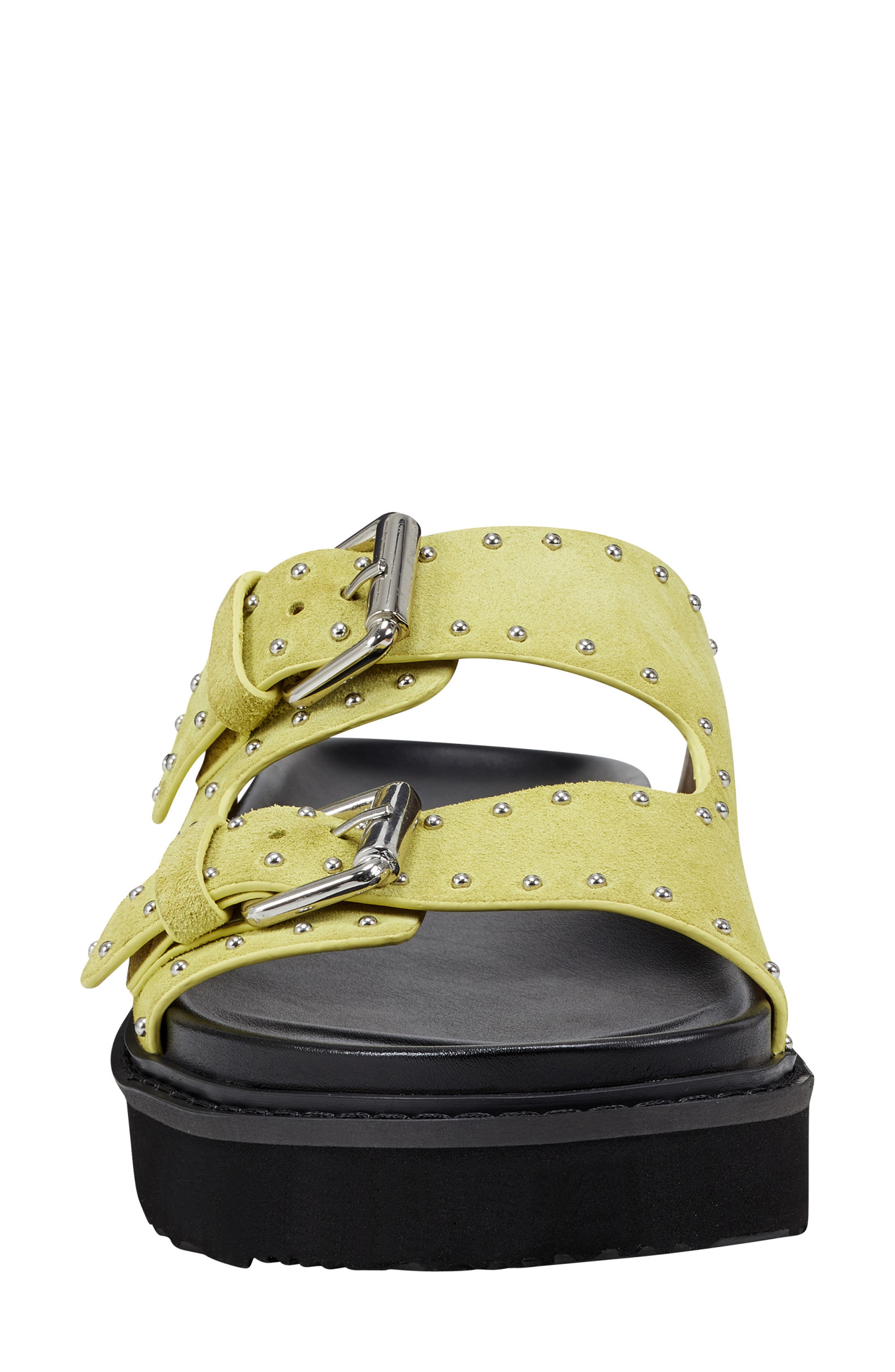 Agusta Slide Sandal, Alternate, color, LIGHT GREEN 330
