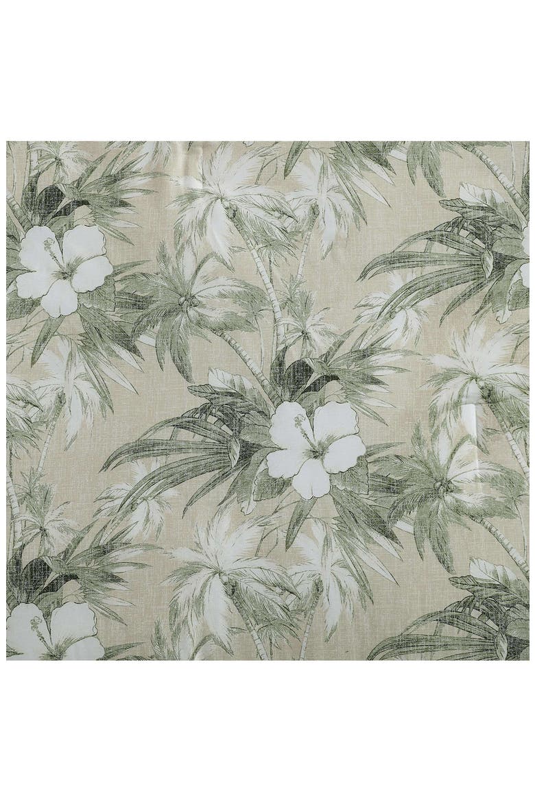 Beachway Blooms Comforter & Pillow Sham Set, Alternate, color, LIGHT BEIGE/ GREEN