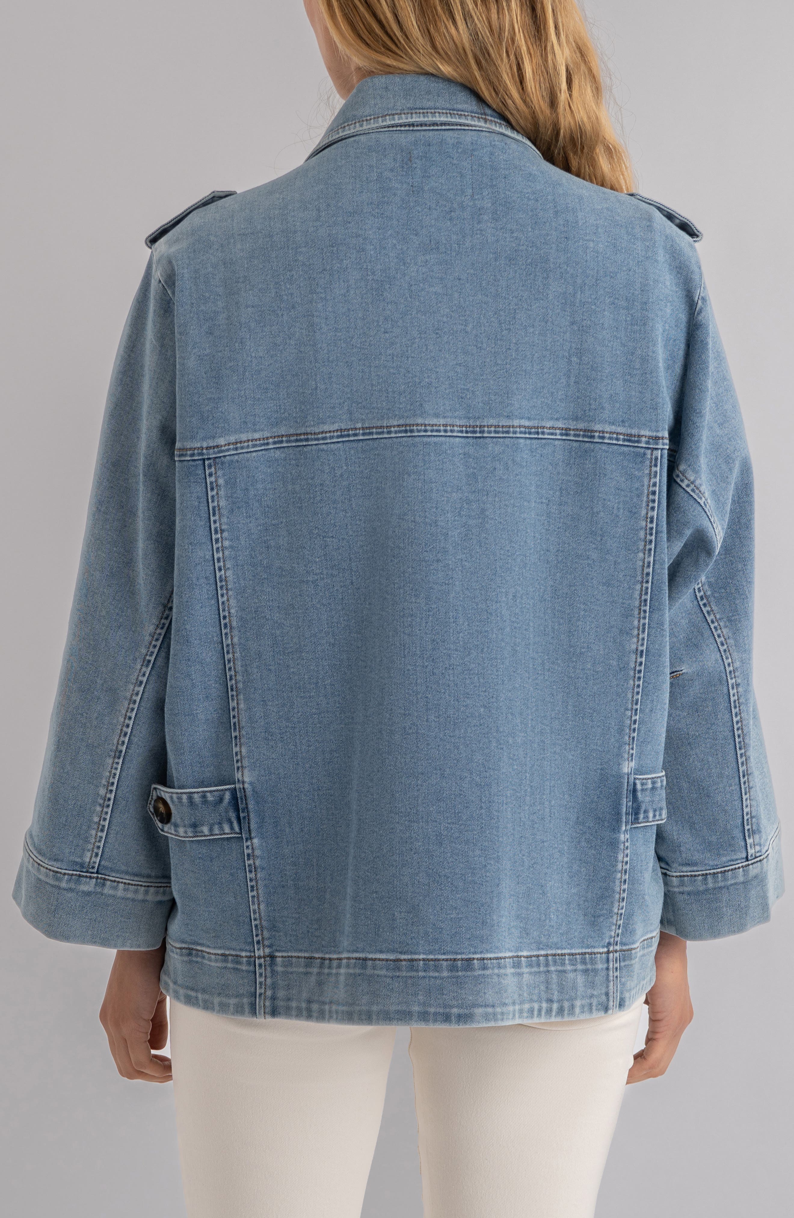 Callista Oversize Denim Jacket - image 2