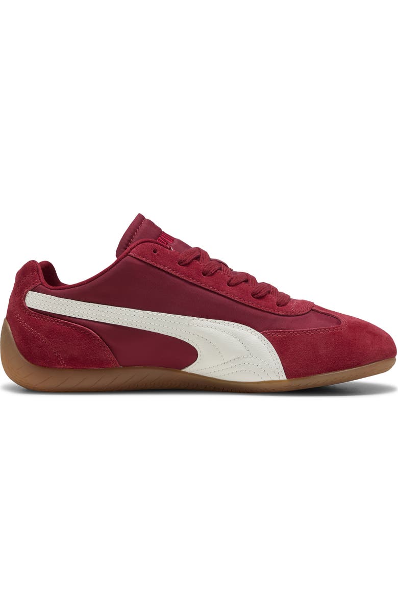 PUMA Speedcat Nylon Sneaker, Alternate, color, Dark Crimson/ Puma White