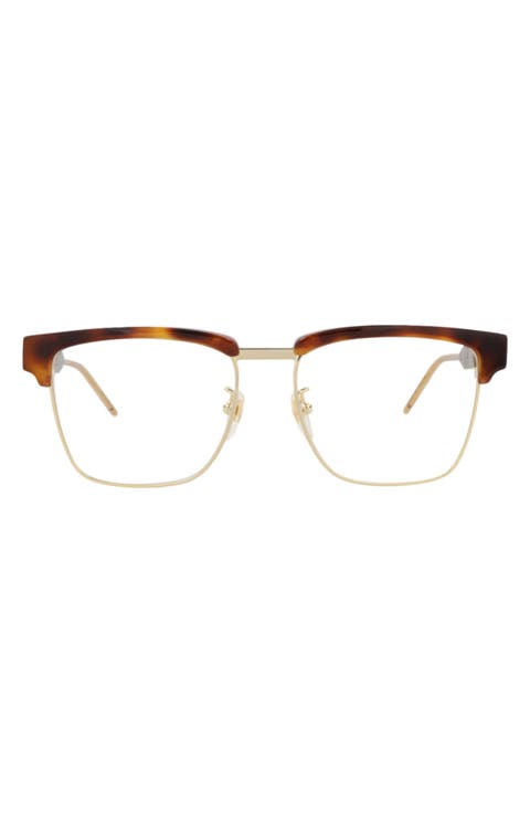 52mm Half Rim Optical Glasses
