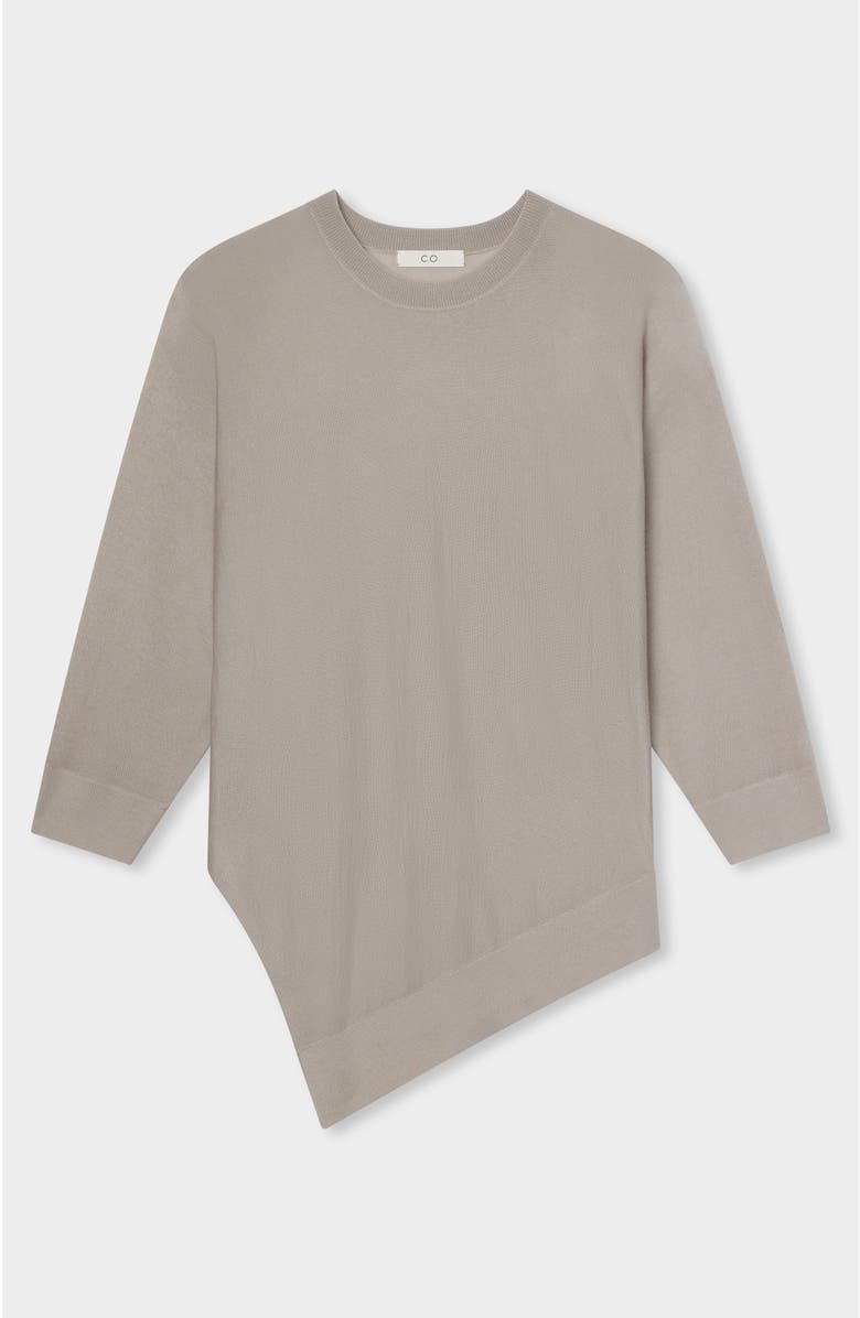 CO Draped Knit Top in Fine Cashmere, Alternate, color, 