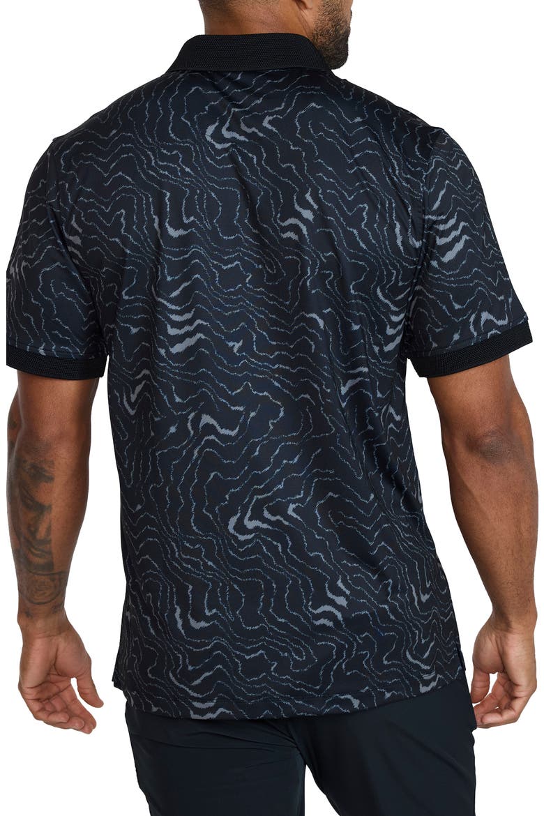 Ridge Performance Polo, Alternate, color, RAVE RUNNER - BLACK