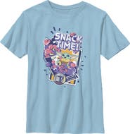 Star Wars: The Mandalorian and Grogu Boy's Star Wars The Mandalorian and Grogu The Child Happy Snack Time Graphic T-Shirt