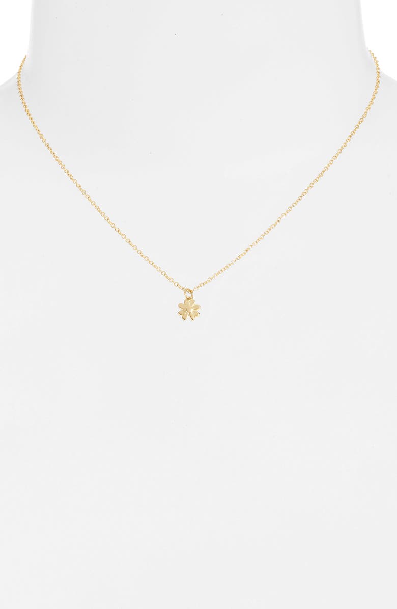 Madewell Delicate Collection Demi-Fine Daisy Pendant Necklace, Alternate, color, 