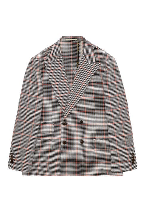 Classic Wool Check Blazer