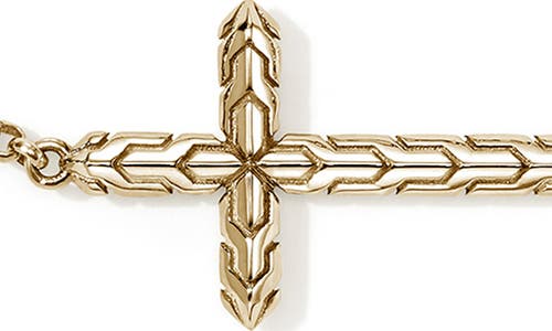 John Hardy Jh Essential Cross Bracelet In Gold
