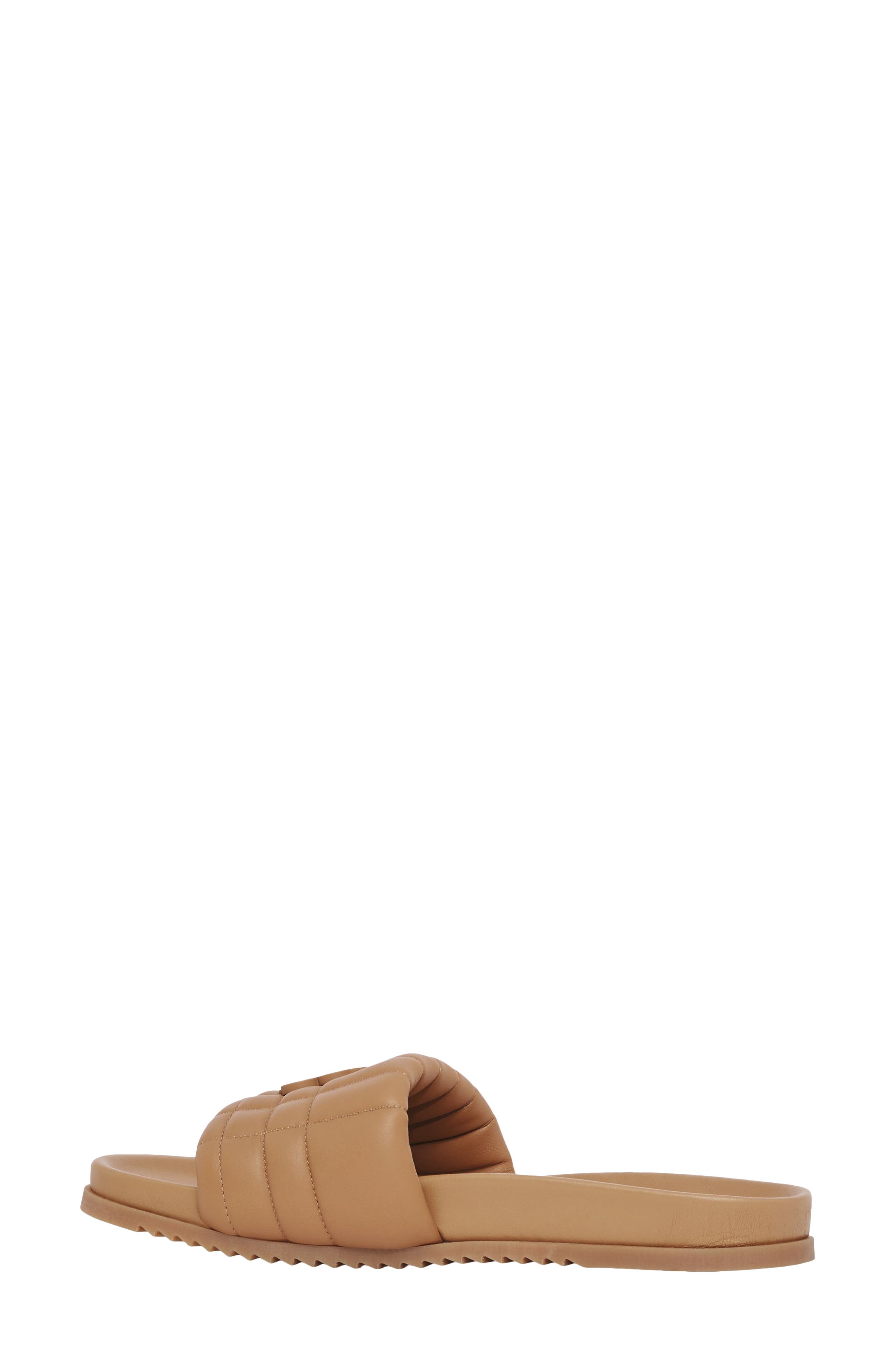 Burberry Melroy TB Quilted Check Slide Sandal, Alternate, color, 