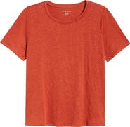 Eileen Fisher Organic Linen Crewneck T-Shirt