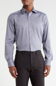 Eton Contemporary Fit Check Twill Shirt