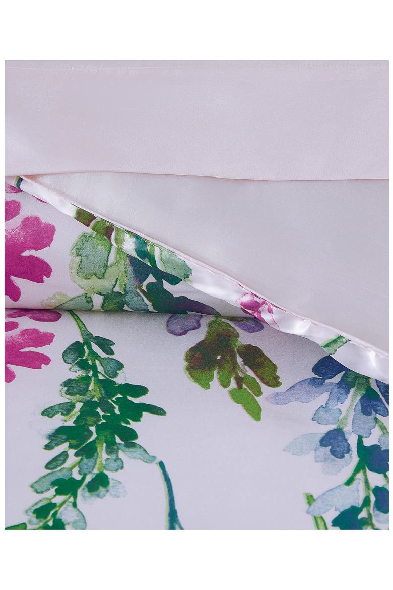 Satin Nolita Floral Bed In A Bag, Alternate, color, MAUVE FLORAL