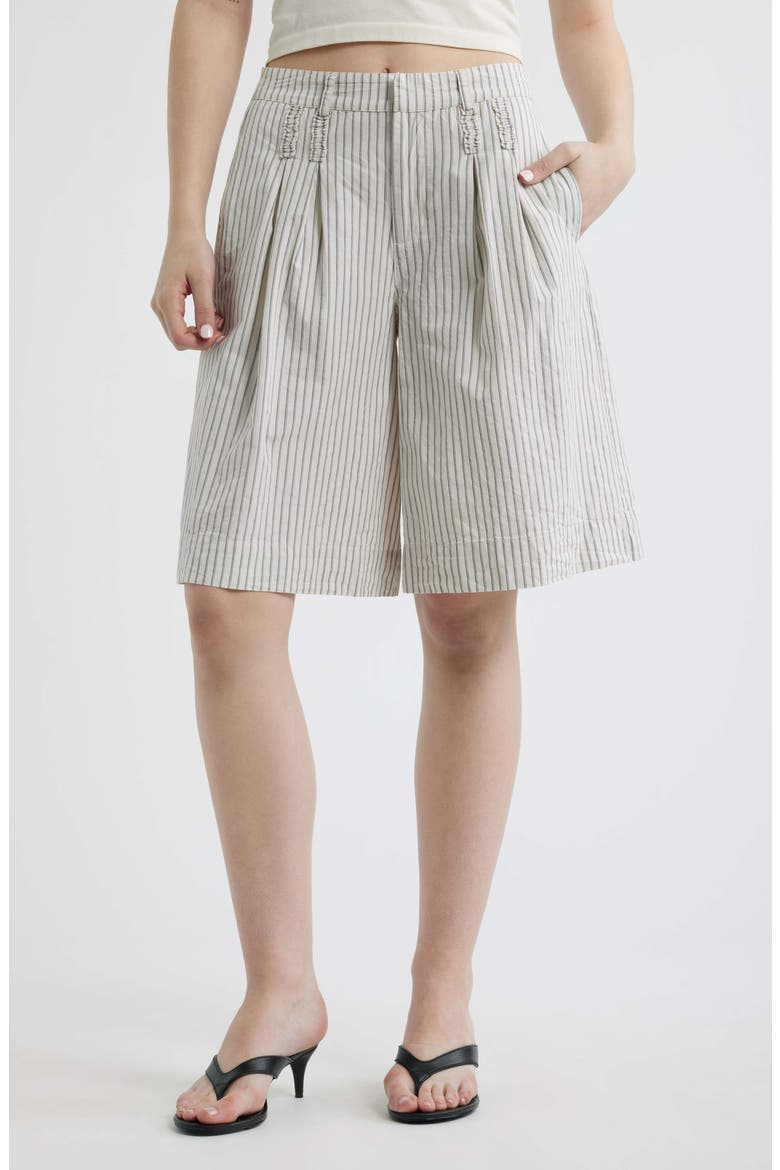 Ambrosia Stripe Organic Cotton Shorts, Main, color, STRIPE
