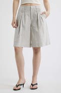 Damson Madder Ambrosia Stripe Organic Cotton Shorts