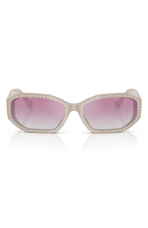 Jimmy Choo Sunglasses In Silver/ash