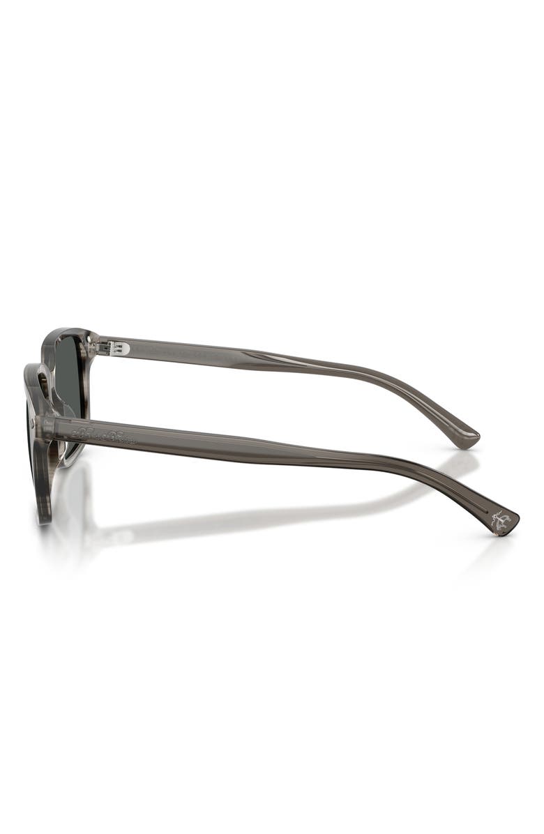 Brooks Brothers 57mm Rectangular Sunglasses, Alternate, color, 