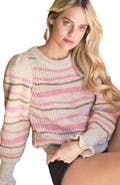 BTB Los Angeles BAILEY STRIPE SWEATER