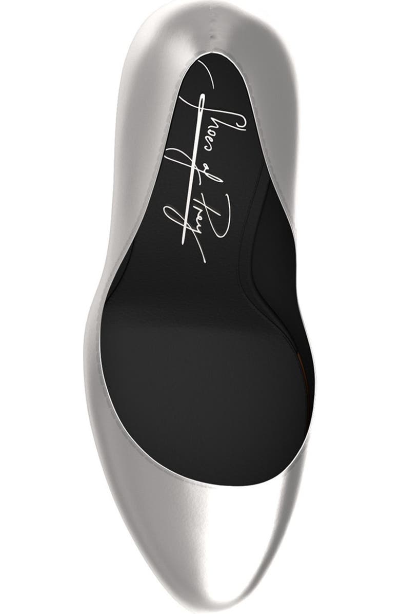 Shoes of Prey Round Toe Metallic Pump, Alternate, color,