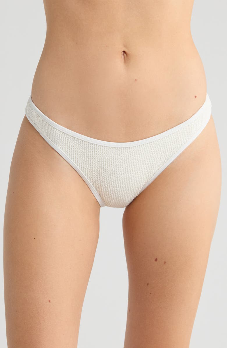 Good American Always Fits Bikini Bottoms, Main, color, Cloud White001