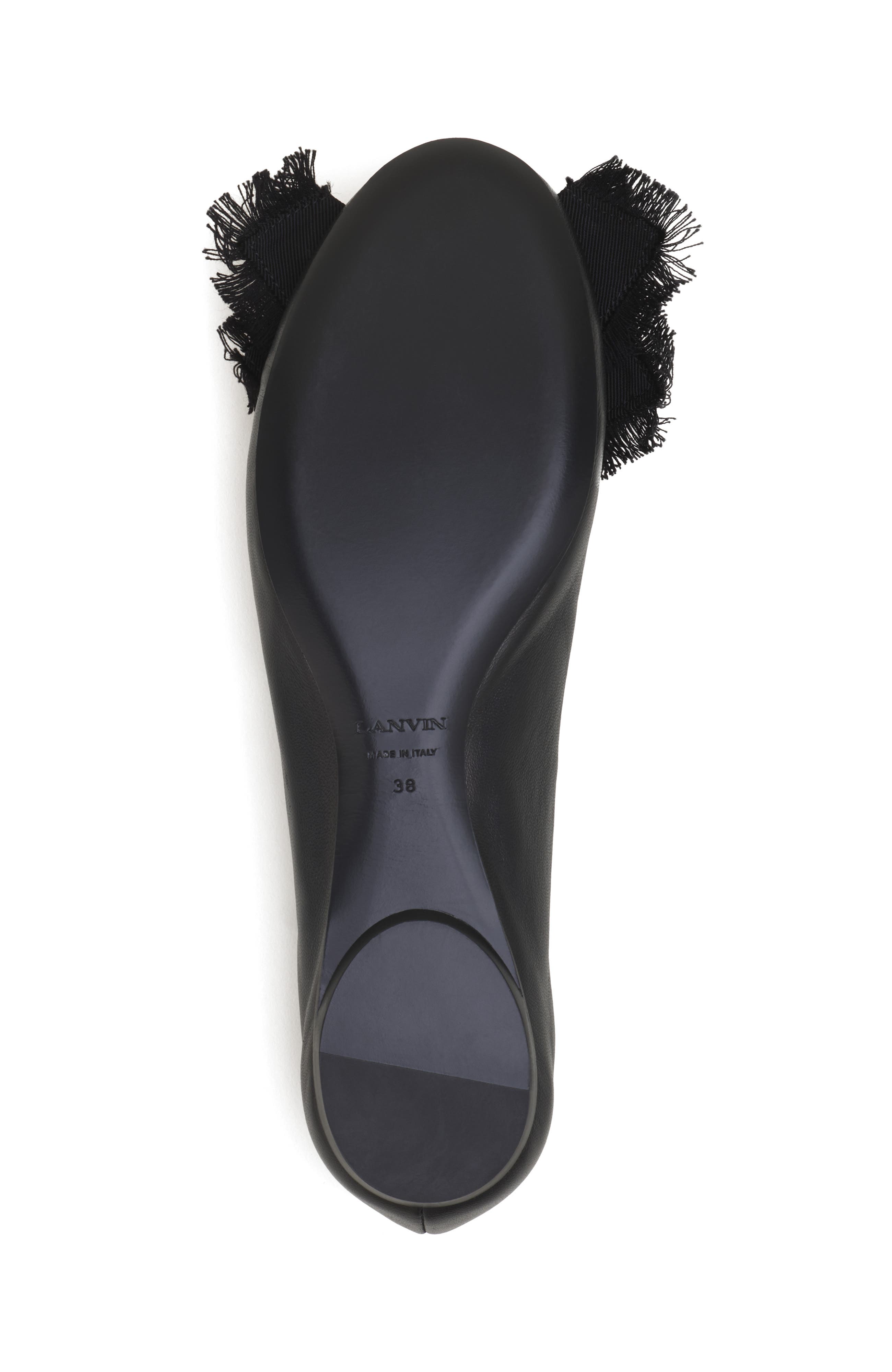 The Bow Ballerina Flat, Alternate, color, Black
