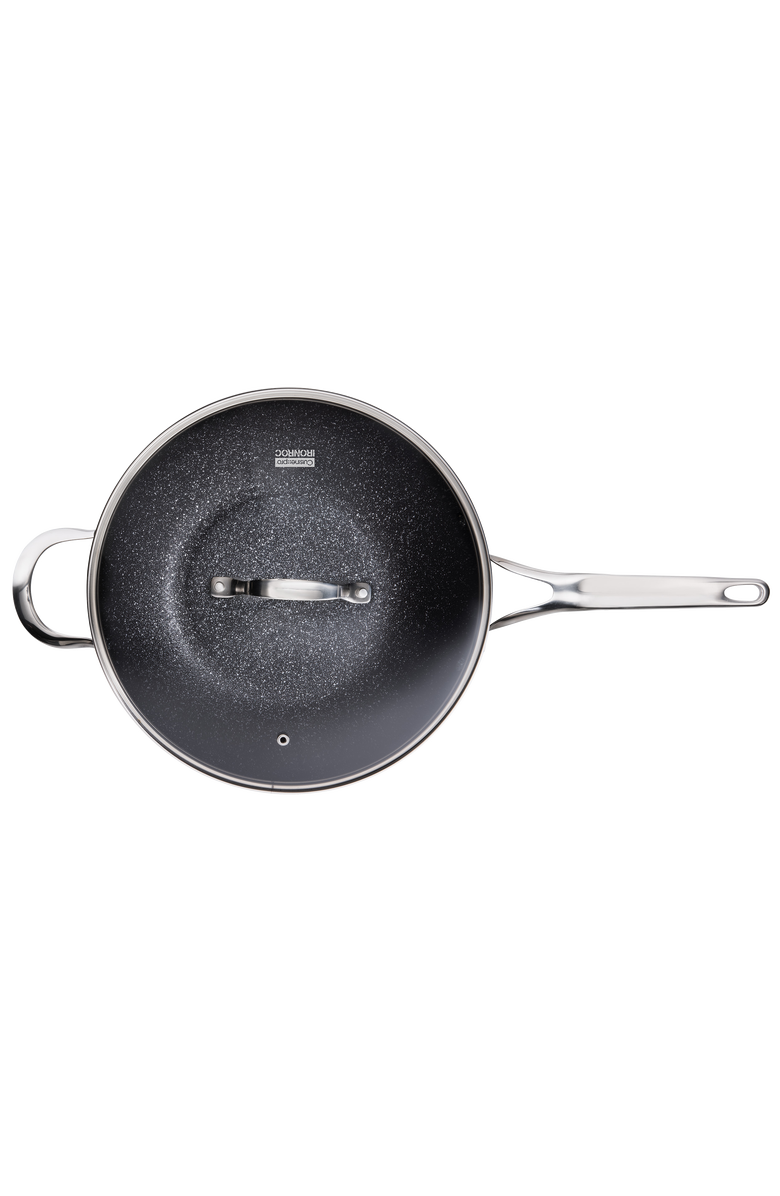 Cuisine::pro<sup>®</sup> IRONROC<sup>™</sup> 4.8 Qt Wok with Lid, Alternate, color, Black