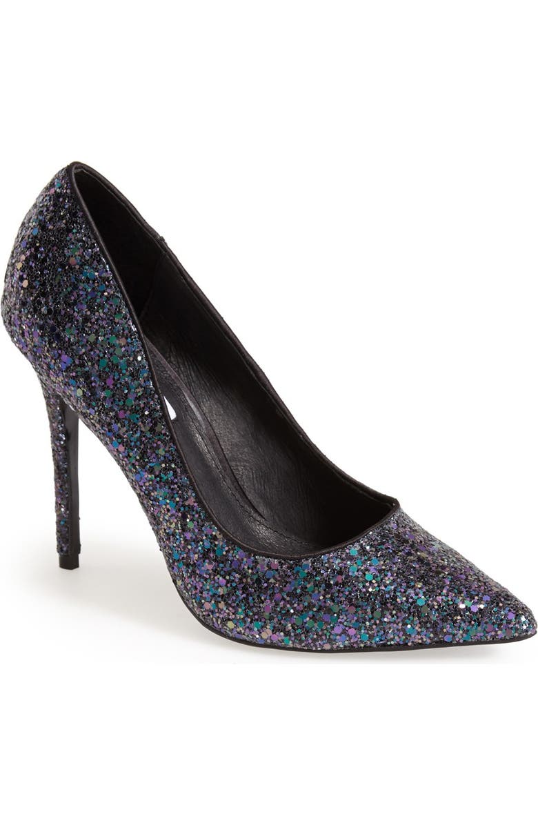 Steve Madden 'Atlantyc' Glitter Pump, Main, color,