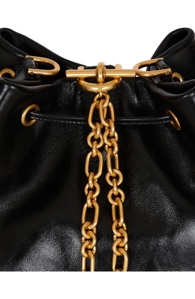 Balmain Pulse calfskin leather backpack, Alternate, color, Black