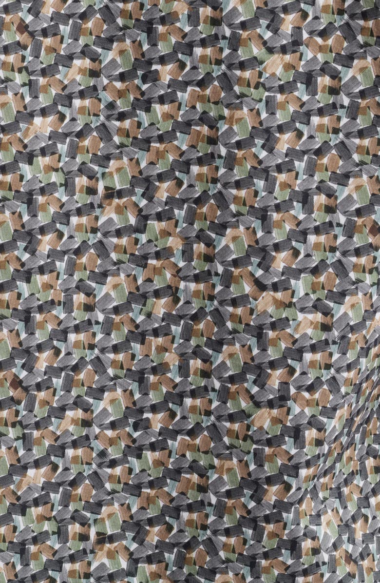 Rodd & Gunn Fox Glacier Sports Fit Short Sleeve Cotton Button-Up Shirt, Alternate, color, Olive