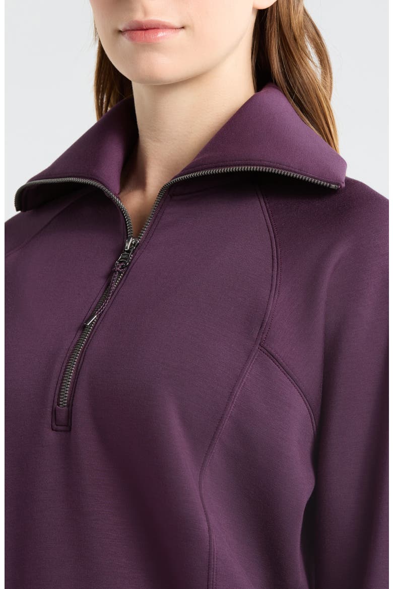 AirEssentials Half Zip Sweatshirt, Alternate, color, BLACKBERRY