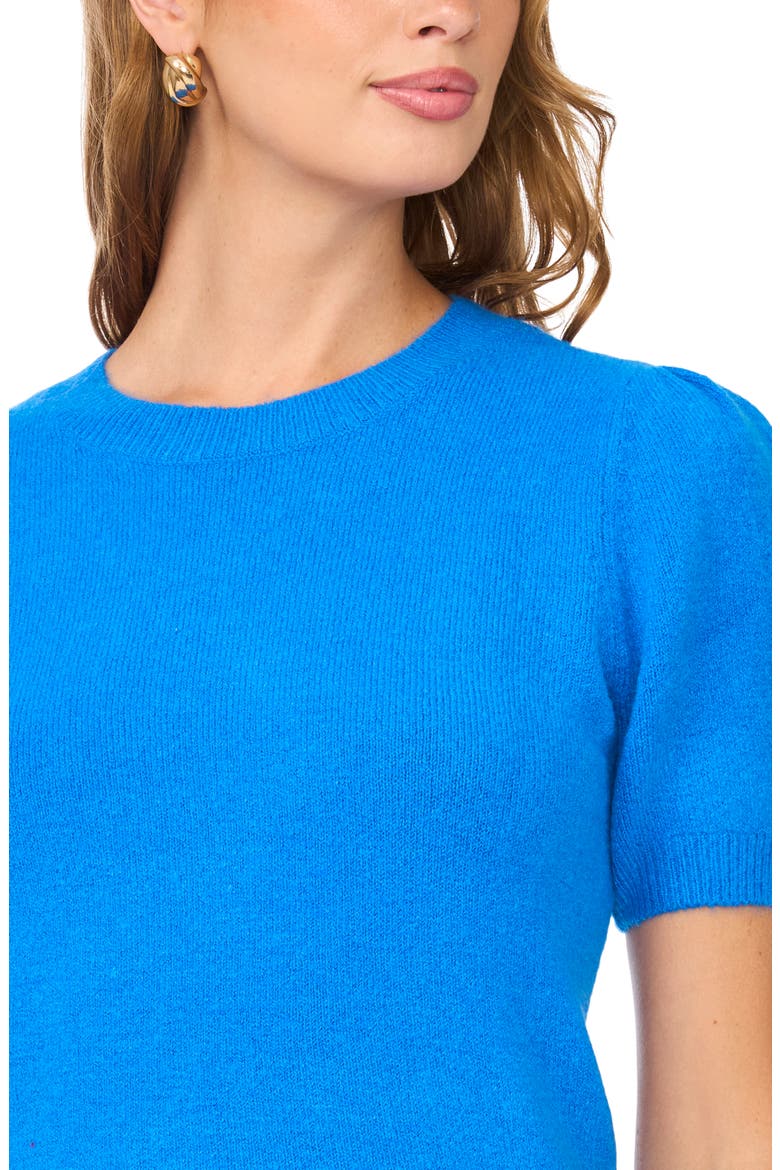 Puff Sleeve Sweater, Alternate, color, VICTORIA BLUE