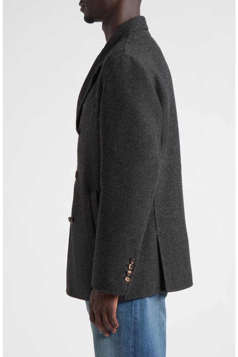Wool Double Face Jacket, Alternate, color, 15 SMOKE MELANGE GRY
