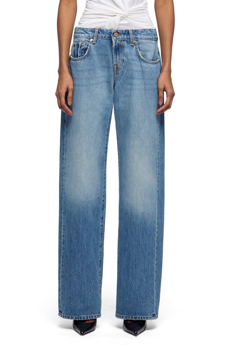 Low Straight Leg Jeans, Main, color, SHADOWCREST