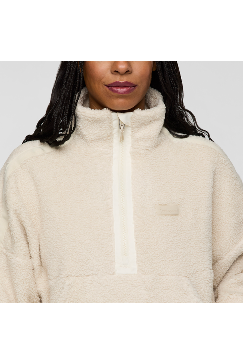 Bacano Fleece Pullover - Women's, Alternate, color, Cream and Bone